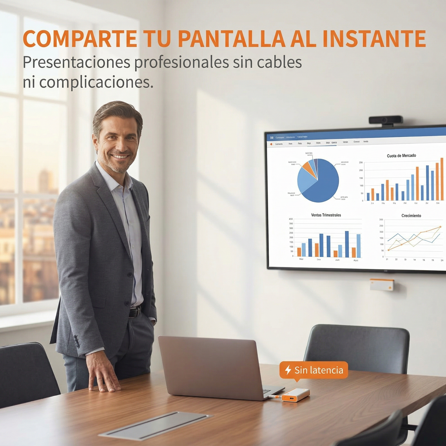 Transmisor y Receptor HDMI Inalámbrico