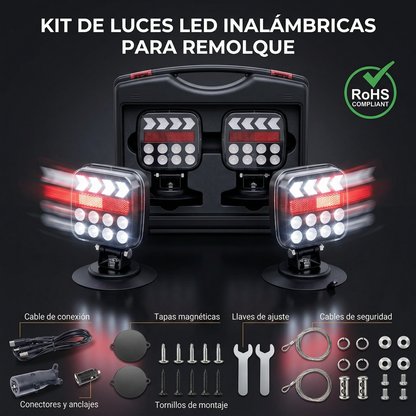 Luces inalámbricas para remolque