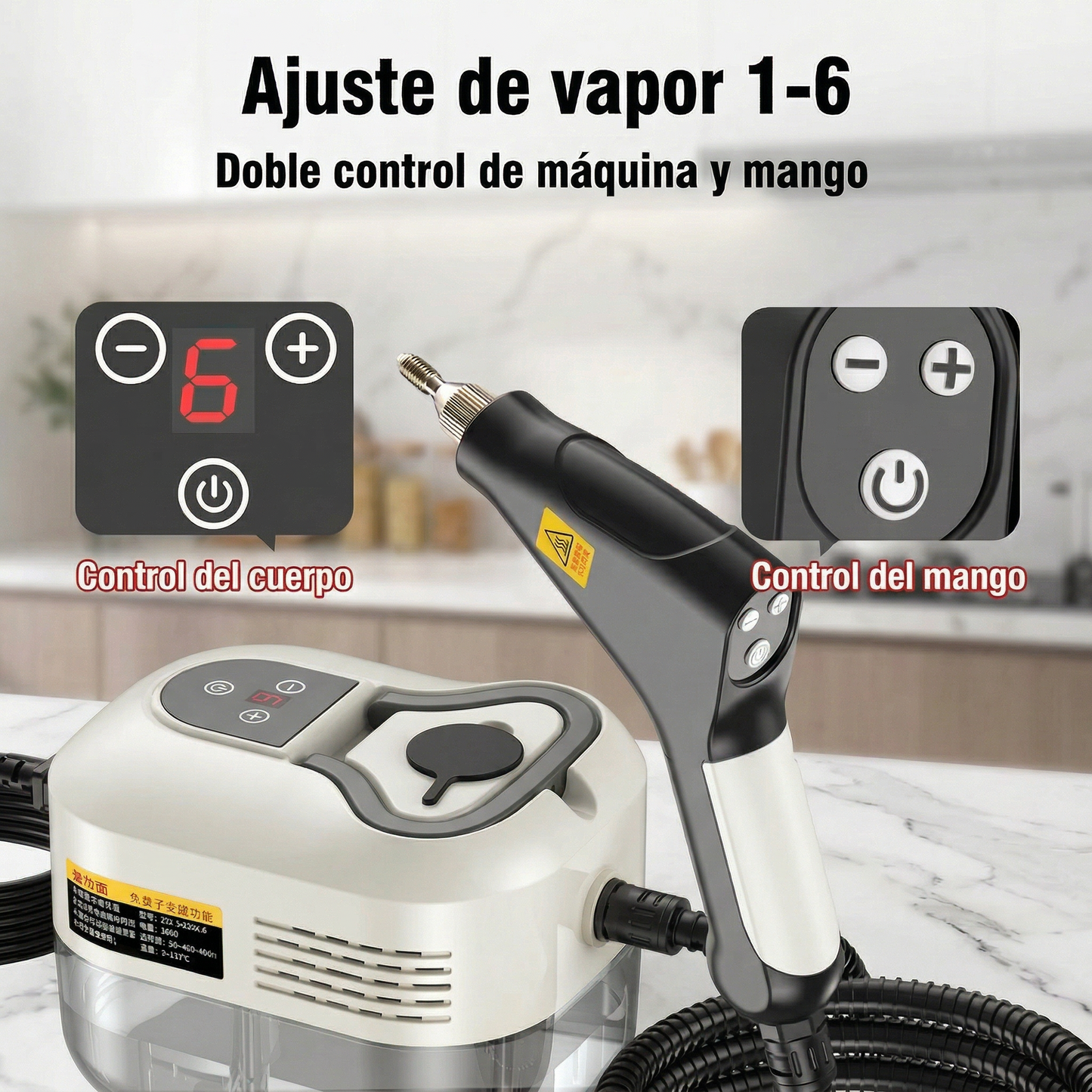 Limpiador a Vapor Portátil