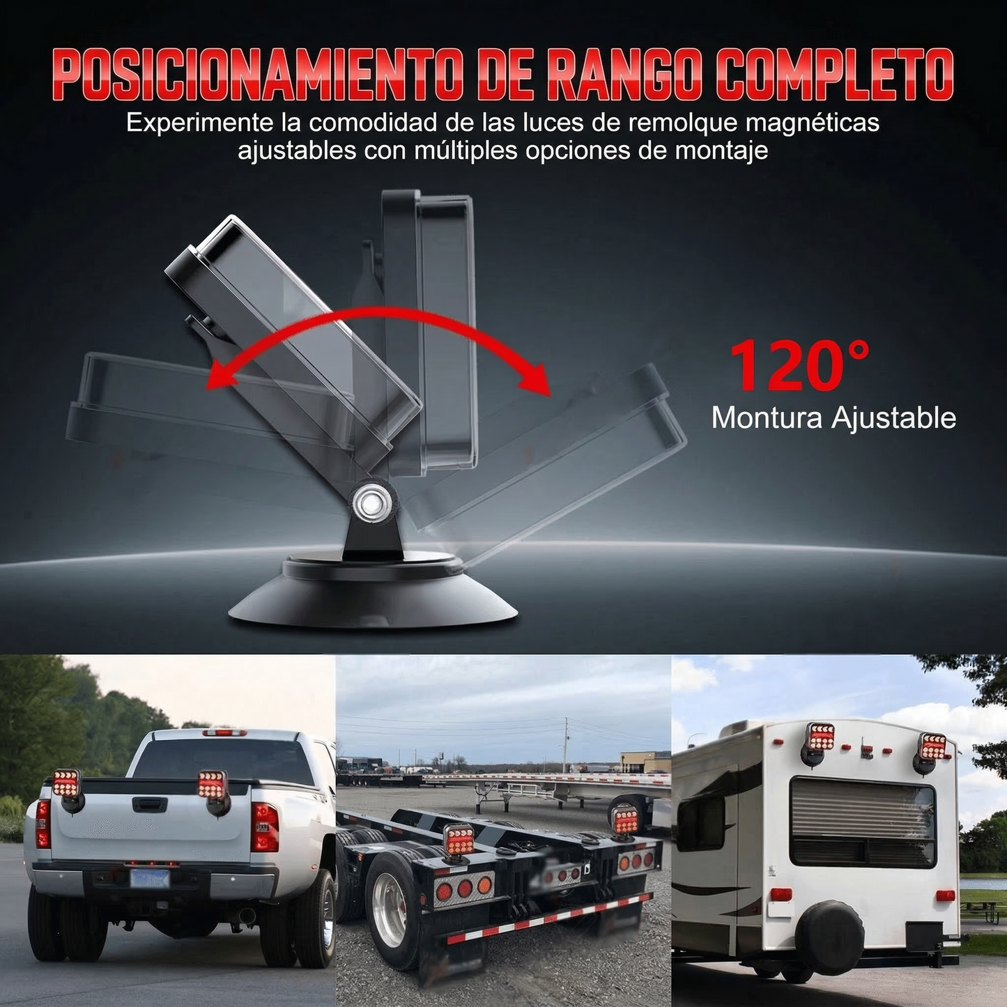 Luces inalámbricas para remolque