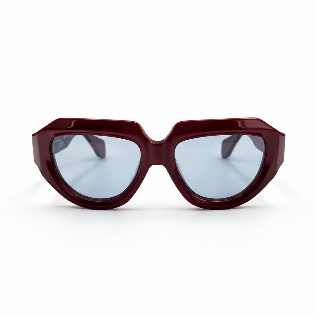 Gafas de Sol "La Rubis" – Oversize Burdeos